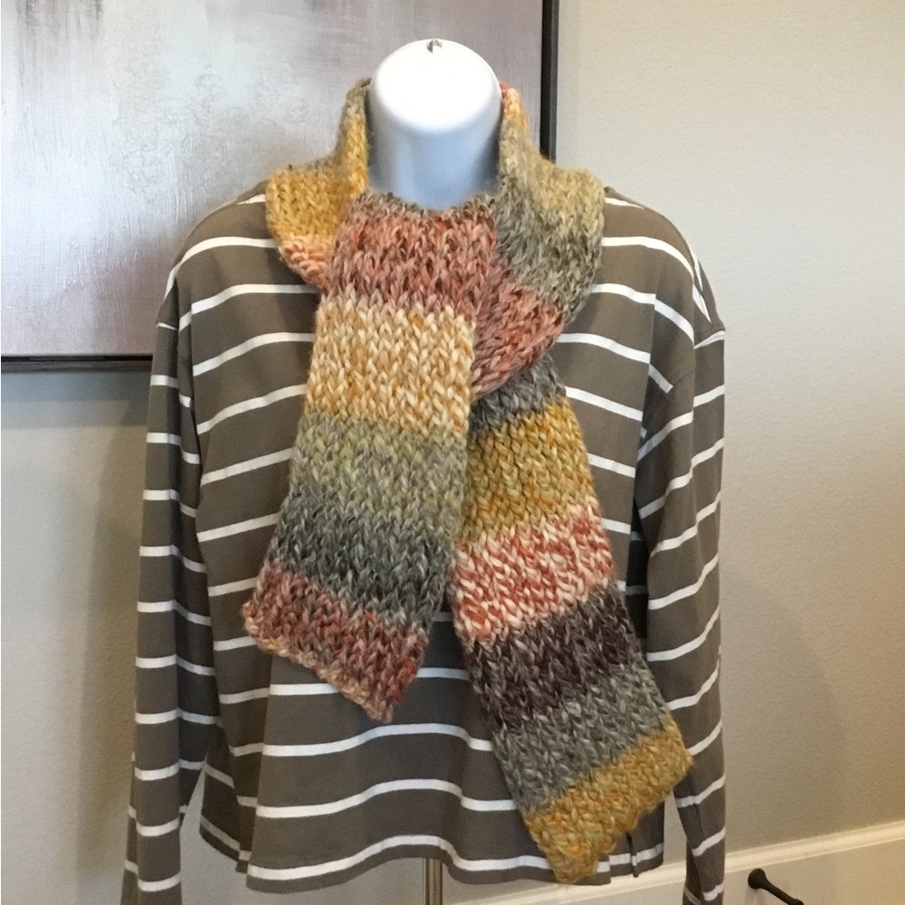 Handmade Crochet Multicolor Scarf